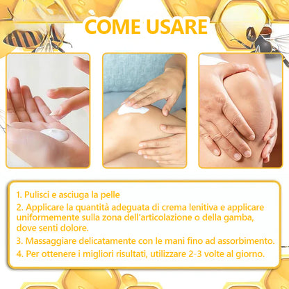 💥Aeehfeng™💥 Crema per il trattamento dell'artrite con veleno d'api e curcuma—specializzata in condizioni ortopediche e dolori articolari 🐝🐝