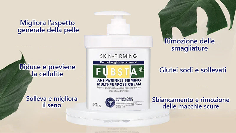 Sconto ultimo giorno: 87% di sconto💝Fubsta® Crema avanzata rassodante e antirughe: Ripristina l'elasticità della pelle